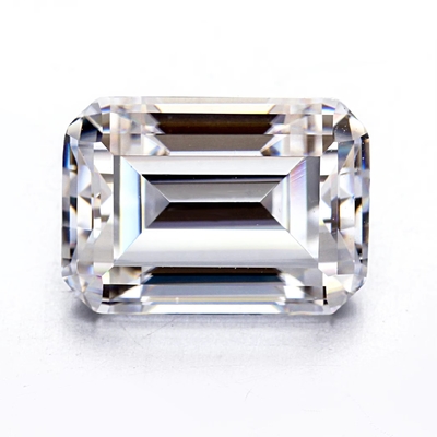 Emerald Cut EF White VVS Syntetyczny kamienie szlachetne losy Moissanite Diament do pierścieni