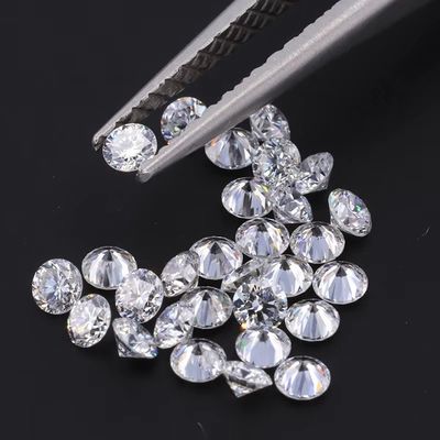 0.8-3.3mm Okrągły Brilliant Cut Man Made Diamond Moissanite DEF VVS VS Lab Grown Diamond