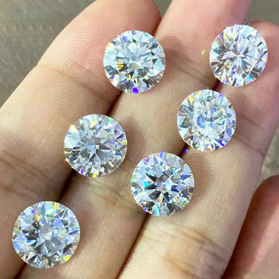Producenci Sprzedawcy hurtowi kamień luźny z moissanitu Test diamentowy GRA diament okrągły Kamień luźny z moissanitu do produkcji biżuterii
