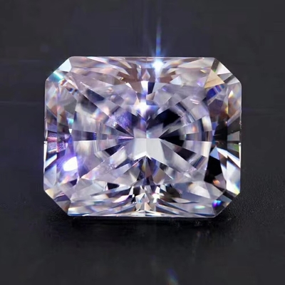 Żywy Żółty Moissanite Gem Radiant Cut GRA VVS Luźny Mosanite Diament Do Złota Pierścień