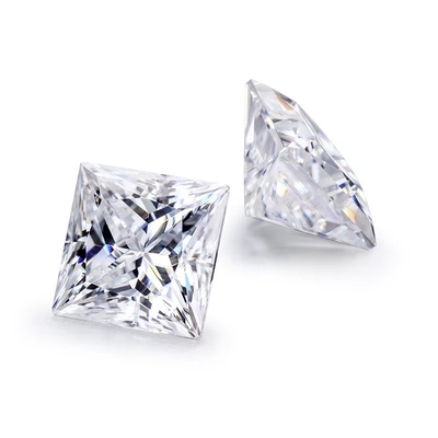 Princess Cut Loose GRA Moissanite Diament D VVS1 Kwadratowy Moissanite