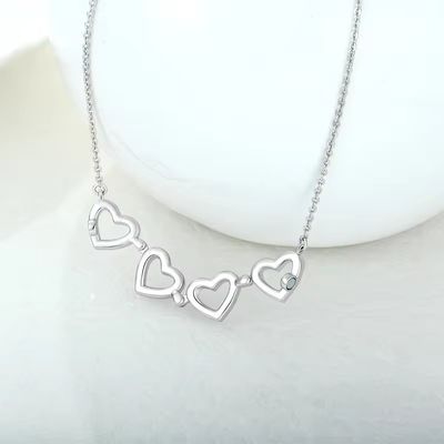 YASVITTI Custom Romantyczny Magnetyczny Kolczyki Kleforowe OEM Charm 925 Sterling Silver Deinty Heart Cztery Listy Kolczyki Kleforowe