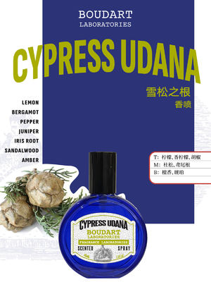 CYPRESS UDANA Wąchający spray z olejkiem eterycznym z goździków International Klein Blue Design Style