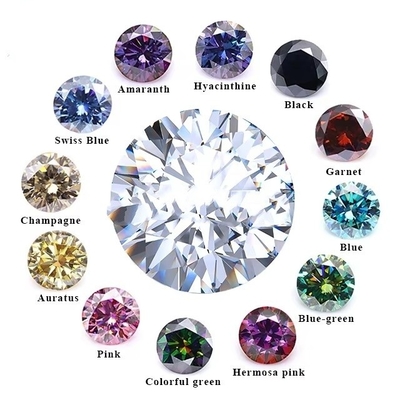 DEF Kolor Moissanite VVS Pass Diamentowy Tester Luźne owalne kamienie Moissanite