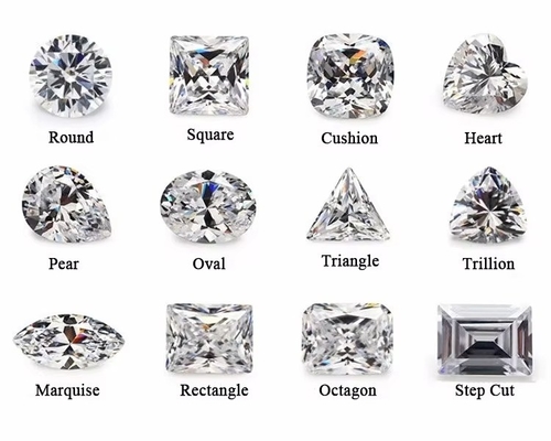 Sprzedaż hurtowa biżuteria Moissanite Diament w kształcie serca 1ct