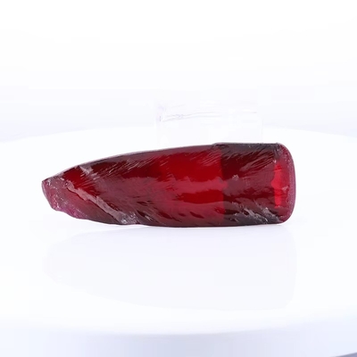 8# Czerwony Rubin Sztuczny Korundum Surowy do Niestandardowego Antycznego Pierścienia Moissanite i Wisiorka