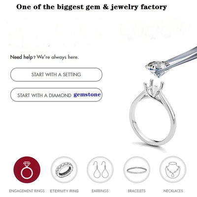 Laboratoryjnie stworzone Vvs Diamenty Okrągły Brilliant Cut Mały Rozmiar Biały D Luźny Melee Moissanite