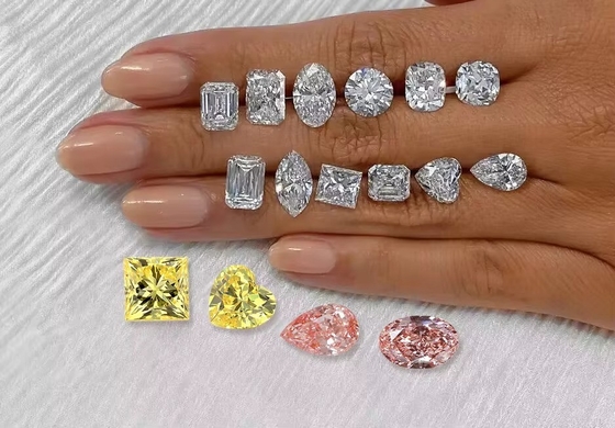 Wielki rozmiar 5ct Owalny cięcie CVD E F VS1 VS2 IGI Laboratory Grown Loose Diamonds Wholesale
