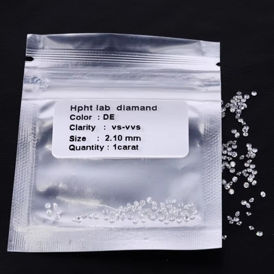 Princess Cut 1.4*1.4-4*4mm Melee HPHT DEF VS Square Laboratory Created Diamonds Moissanite