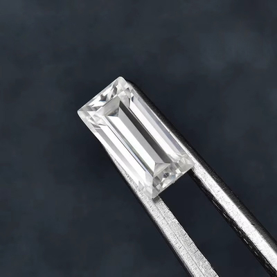 Okrągły biały Melee Moissanite Stone Baguette Cut Loose Gemstone do robienia biżuterii