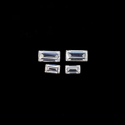 Bezbłędny Melee Moissanite Baguette Cut Loose D Kolor Vvs1 Moissanite Diament