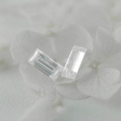 Bezbłędny Melee Moissanite Baguette Cut Loose D Kolor Vvs1 Moissanite Diament