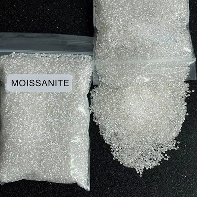 Biżuteria Biały VVS Melee Moissanite Diament, Niestandardowe Melee Luźne Kamienie Moissanite