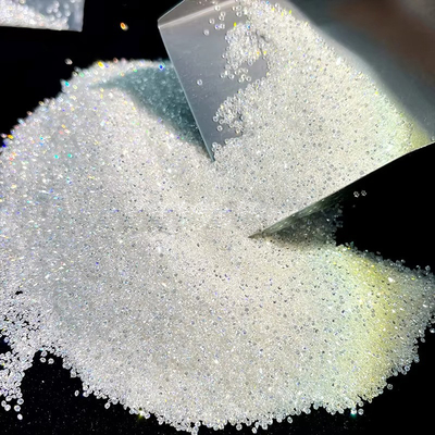 Mały rozmiar okrągły Melee Moissanite 1,0 CT na opakowanie z efektami optycznymi kolorowymi
