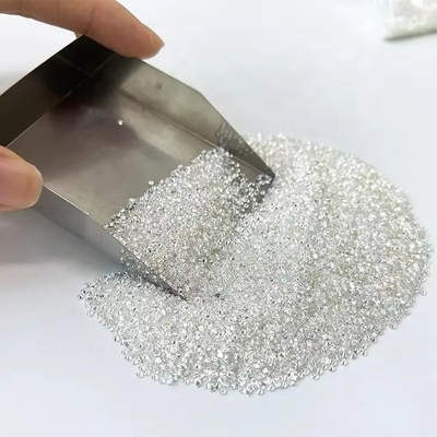 Mały rozmiar okrągły Melee Moissanite 1,0 CT na opakowanie z efektami optycznymi kolorowymi