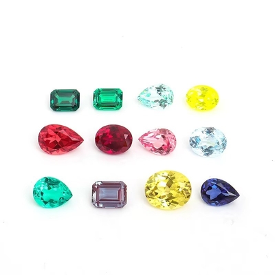 Owalny Brilliant Cut 6*8mm Certyfikowany laboratoryjnie, wyhodowany w luźnym kolorze Moissanite dla kobiet