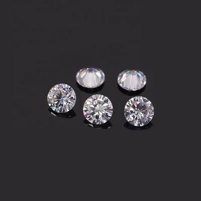 Mały wielkości Faceted luźne koraliki kamienie szlachetne Srebro Moissanite wisiorek do biżuterii tworząc Design