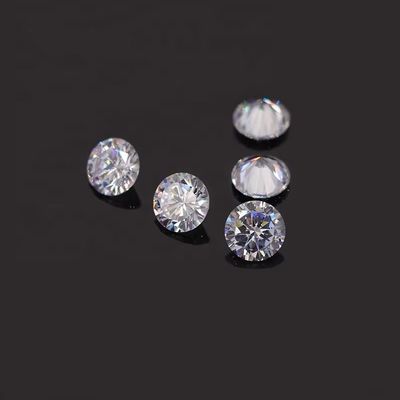 Mały wielkości Faceted luźne koraliki kamienie szlachetne Srebro Moissanite wisiorek do biżuterii tworząc Design