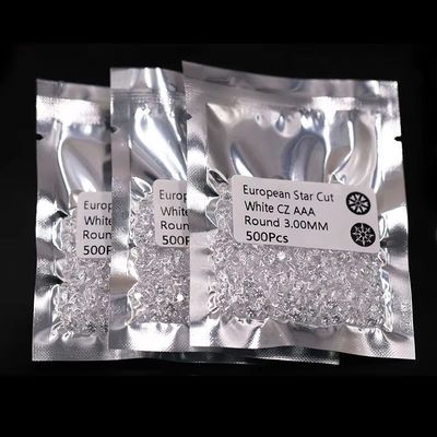 Mały wielkości Faceted luźne koraliki kamienie szlachetne Srebro Moissanite wisiorek do biżuterii tworząc Design