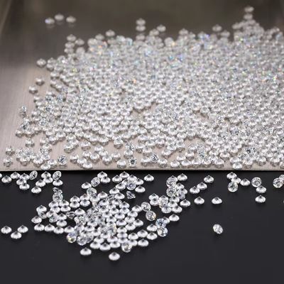 Klejnoty 0,8-2,9 mm Biały kamień CZ Mały rozmiar Luźny 5A Zirkonia sześcienna do biżuterii damskiej