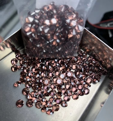 0.8mm 2mm 2.8mm Zielony Różowy Błękitny Kolor Moissanite Stopień 3A 5A Mały Rozmiar CZ Zirkonia sześcienna