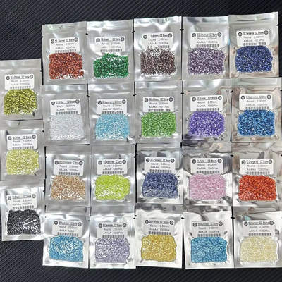 Owalne pierścienie zaręczynowe Moissanite Zirconia Luźny kamień szlachetny Kolory Okrągły Syntetyczny Zirconia sześcienna
