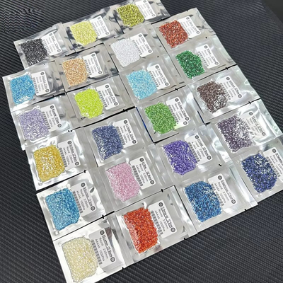 Owalne pierścienie zaręczynowe Moissanite Zirconia Luźny kamień szlachetny Kolory Okrągły Syntetyczny Zirconia sześcienna