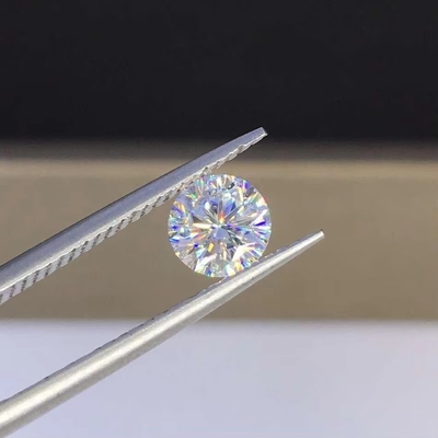 Moissanite stud Round Brilliant Cut Lab Stworzony VVS Luźny Moissanite Diament Do Pierścieni Ślubnych Moissanite pierścienie markiza