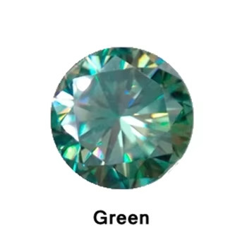 Księżniczka Zielony Żółty Różowy Kamień Moissanite VVS Luźna Poduszka Mosanita Diament różowy złoty pierścienie zaręczynowe moissanite