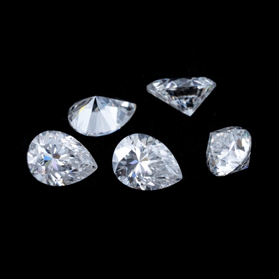 Księżniczka Zielony Żółty Różowy Kamień Moissanite VVS Luźna Poduszka Mosanita Diament różowy złoty pierścienie zaręczynowe moissanite