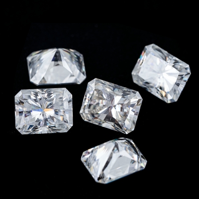 Księżniczka Zielony Żółty Różowy Kamień Moissanite VVS Luźna Poduszka Mosanita Diament różowy złoty pierścienie zaręczynowe moissanite