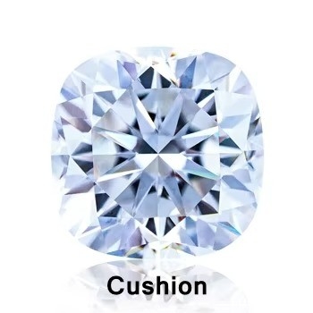 Kolczyki stud Moissanite Diamentowe Serce Księżniczka Asscher Poduszka Okrągła Brilliant Cut Charles VVS Luźny kamienie szlachetne