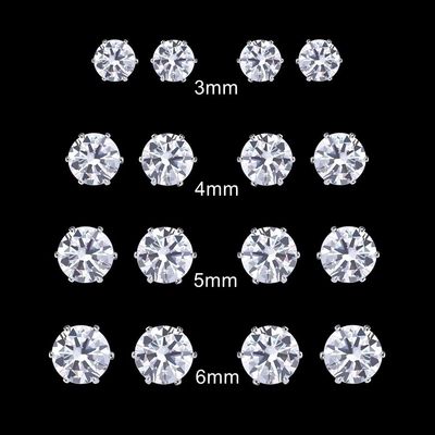 /Wyposażony w biały żółty, czerwony, różowy, czarny, niebieski diament, okrągły, brilliantny, odcięty, luźny, moissanite do biżuterii.