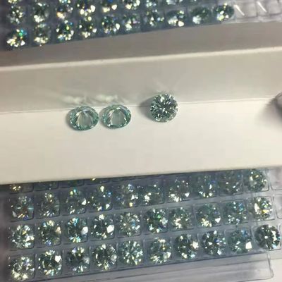 /Wyposażony w biały żółty, czerwony, różowy, czarny, niebieski diament, okrągły, brilliantny, odcięty, luźny, moissanite do biżuterii.