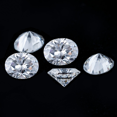 Sprzedaż hurtowa Spuściona Moissanite Diament GRA Kamień D EF Kolor 1mm-8mm Do Robienia biżuterii