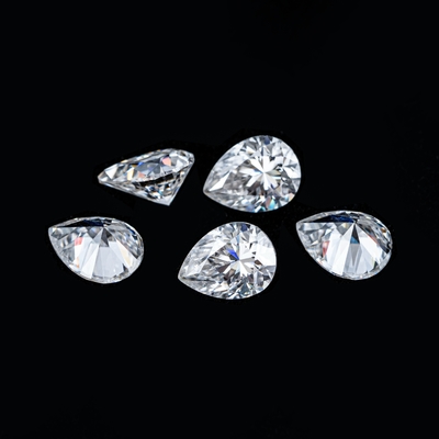Sprzedaż hurtowa Spuściona Moissanite Diament GRA Kamień D EF Kolor 1mm-8mm Do Robienia biżuterii