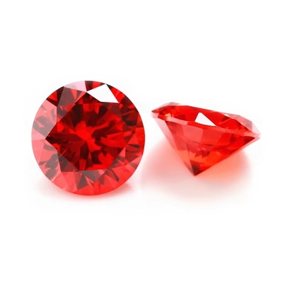 Sprzedaż hurtowa 3A Kolory CZ Kamienie Okrągłe 3,0mm-9,0mm Kubik Luźny diament Moissanite Do biżuterii srebrnej