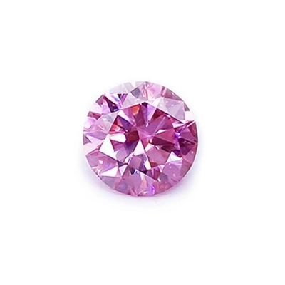 Certyfikat GRA Kolor różowy 3 mm do 12 mm Moissanite Diament VVS1 Okrągły Brilliant Cut Loose Moissanite Stones