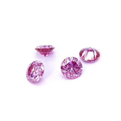 Certyfikat GRA Kolor różowy 3 mm do 12 mm Moissanite Diament VVS1 Okrągły Brilliant Cut Loose Moissanite Stones