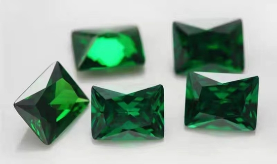 Fabryka Sprzedaż hurtowa kamienie szlachetne Kolor Moissanite prostokąt 3A 5A Luźny sześcienny Zirkonia kamienie 4ct Dla pierścienia Moissanite