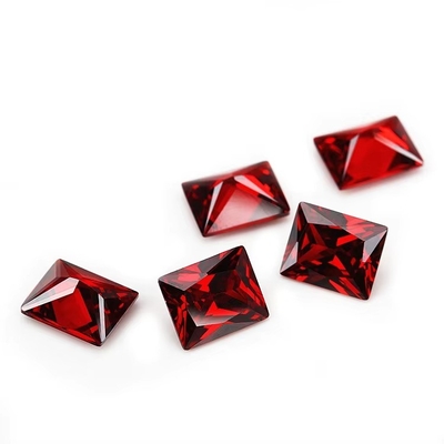 Fabryka Sprzedaż hurtowa kamienie szlachetne Kolor Moissanite prostokąt 3A 5A Luźny sześcienny Zirkonia kamienie 4ct Dla pierścienia Moissanite