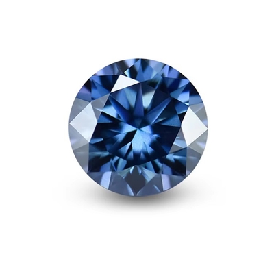 Sprzedaż hurtowa GRA Moissanite Szary Różowy Żółty Szampana Błękitny Zielony Okrągły losko obcinany diament moissanite do produkcji biżuterii