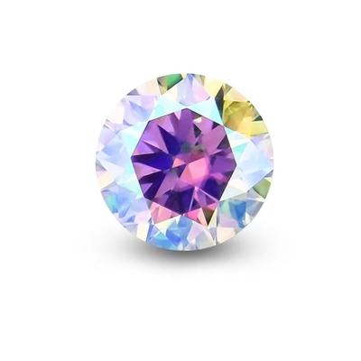Sprzedaż hurtowa GRA Moissanite Szary Różowy Żółty Szampana Błękitny Zielony Okrągły losko obcinany diament moissanite do produkcji biżuterii