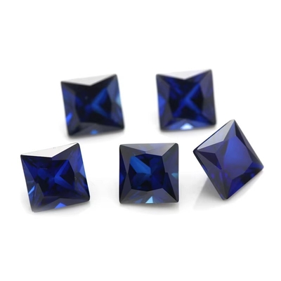 Szlachetne kamienie syntetyczne 34# Sapphire Square 1.5x1.5mm-10x10mm Korundum Luźny kamień szlachetny do pierścieni vvs moissanite