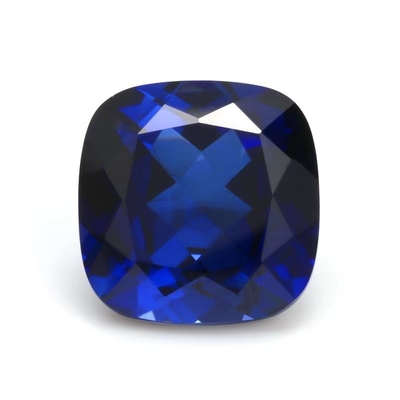Unikalny Moissanite Syntetyczny Sapphire Stone Poduszka Cut 34# Blue Corundum Luźny kamień szlachetny do robienia biżuterii