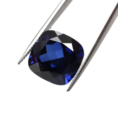 Unikalny Moissanite Syntetyczny Sapphire Stone Poduszka Cut 34# Blue Corundum Luźny kamień szlachetny do robienia biżuterii