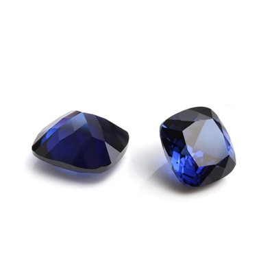 Unikalny Moissanite Syntetyczny Sapphire Stone Poduszka Cut 34# Blue Corundum Luźny kamień szlachetny do robienia biżuterii