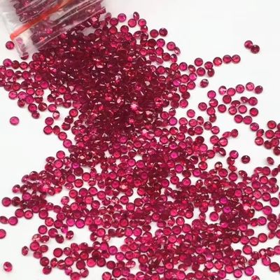 Styl Vintage Rubin Moissanite Syntetyczny Korundum Gruszka kształt 2x3mm Do 10x14mm Luźny kamienie szlachetne Do robienia biżuterii