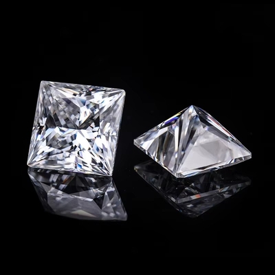 Princess Cut Loose GRA Moissanite Diament D VVS1 Kwadratowy Moissanite
