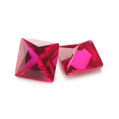 Księżniczkowy Rubin Sztuczny 5# Korundum Słupki Kamień Szlachetny Moissanite Do Pierścieni Zaręczynowych